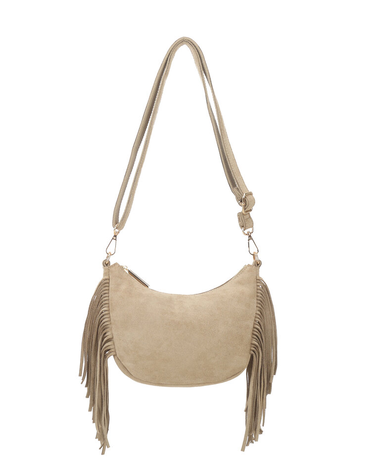 Giuliano Kunstwildleder-Schultertasche | 40090