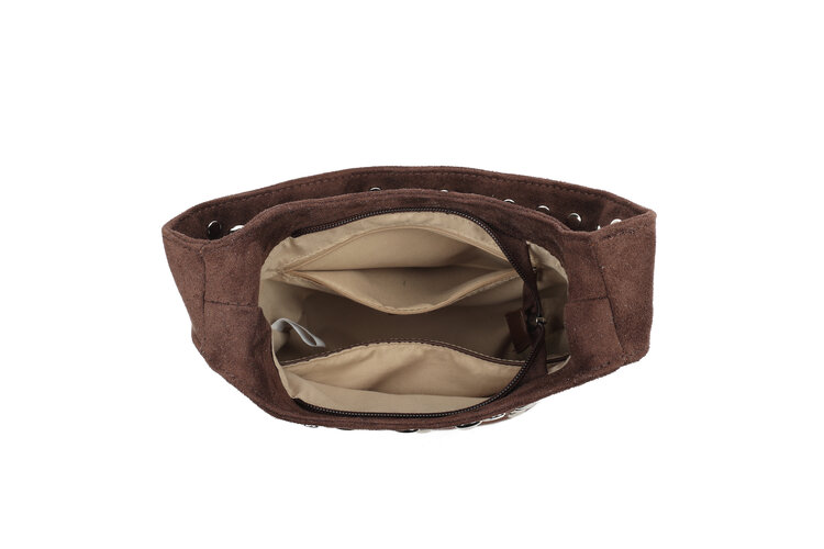 Giuliano Faux leather suede shoulder bag | 70143