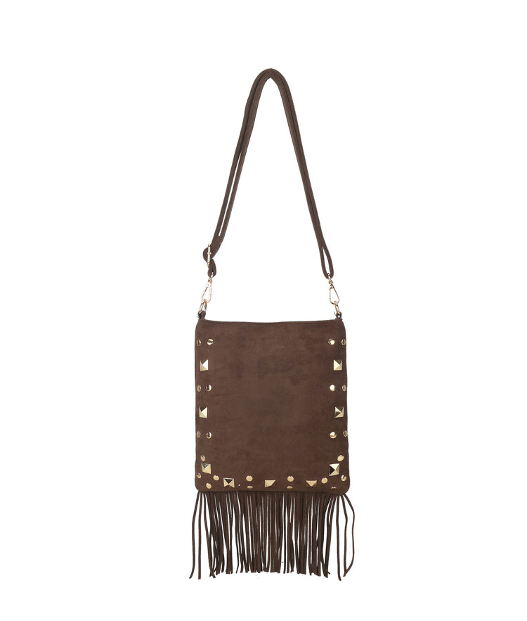 Giuliano Kunstwildleder-Schultertasche | 80166