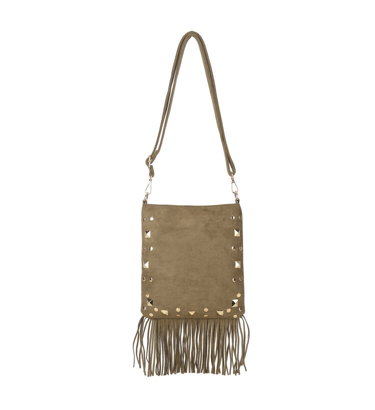 Giuliano Kunstwildleder-Schultertasche | 80166