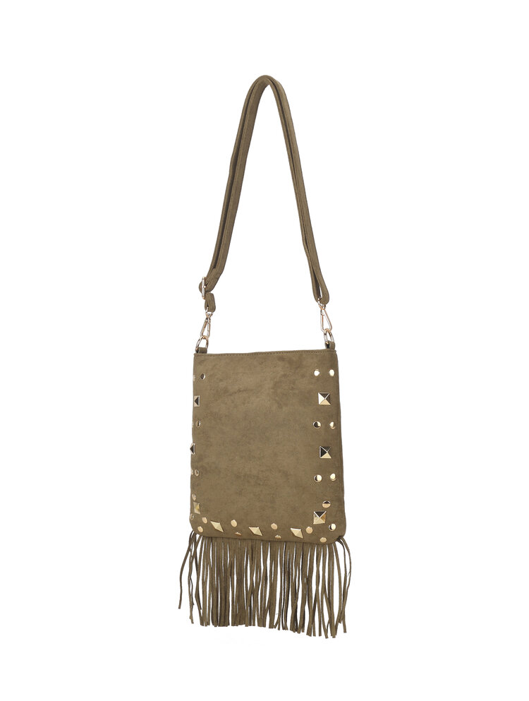 Giuliano Kunstlederen suede schoudertas | 80166