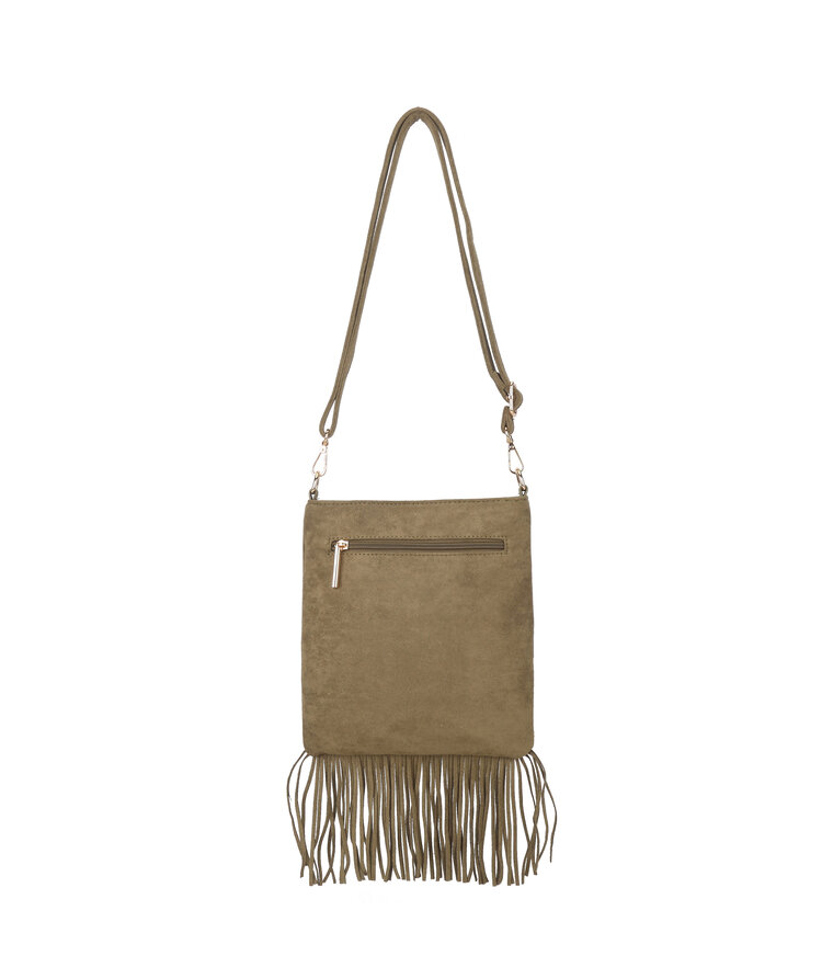 Giuliano Kunstwildleder-Schultertasche | 80166