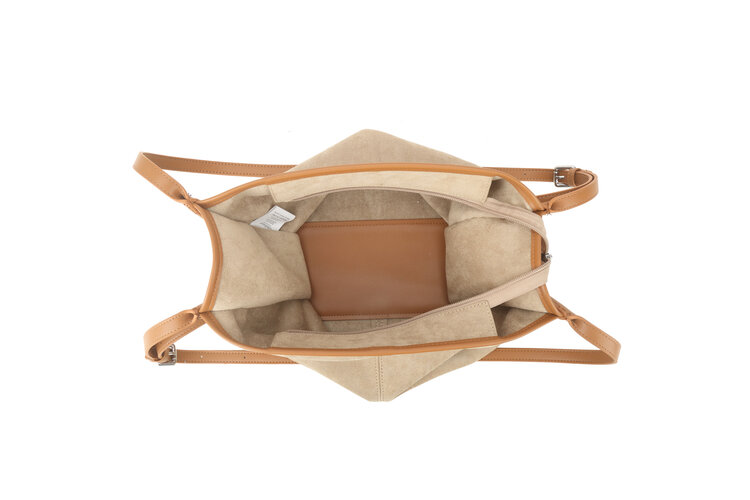 Giuliano Faux leather suede shoulder bag | 40091