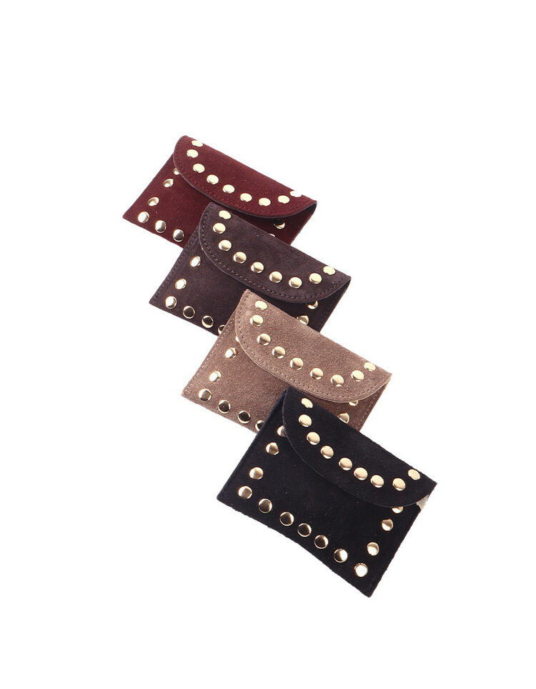 Giuliano Leather  Lederen portemonnee | Suede | 559062