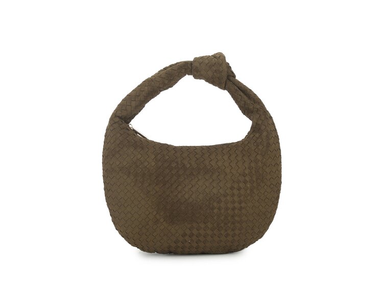 Giuliano Kunst suede handtas | 60002