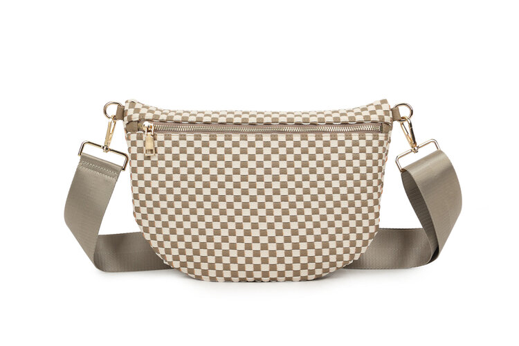 Giuliano Woven crossbody waist bag | 50067