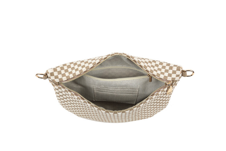 Giuliano Woven crossbody waist bag | 50067
