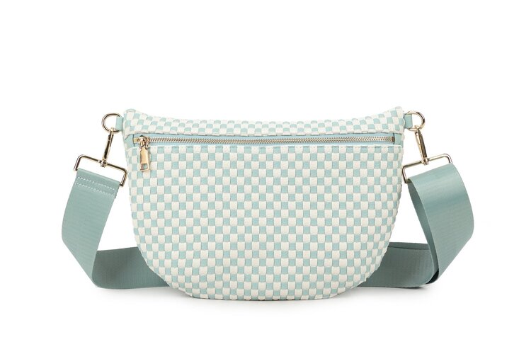 Giuliano Woven crossbody waist bag | 50067