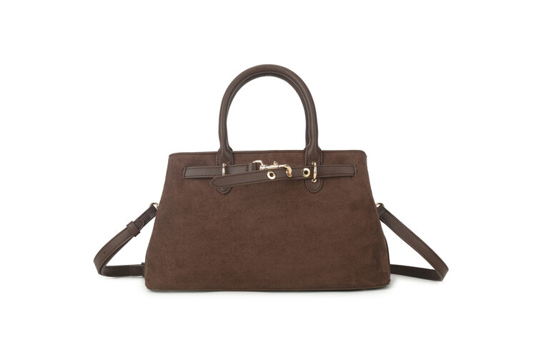 Giuliano Faux leather suede handbag | 80168