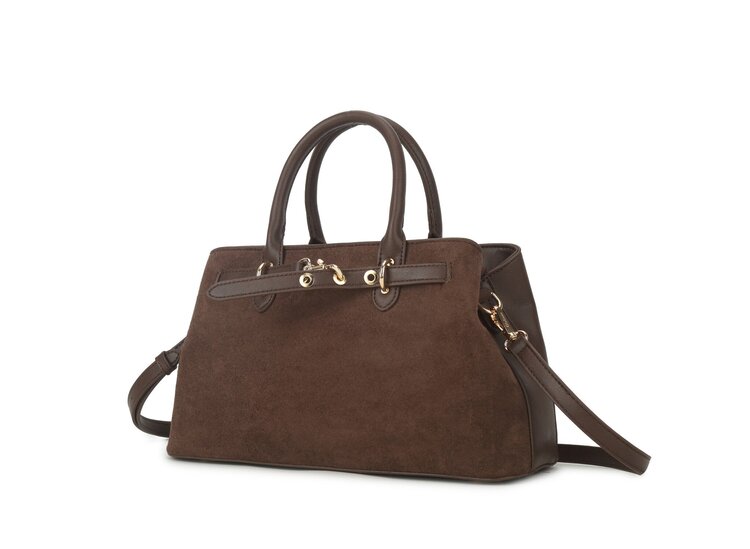 Giuliano Faux leather suede handbag | 80168