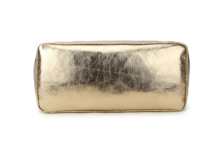 Giuliano Kunstleder-Handtasche mit Innentasche | Metallic | 88050