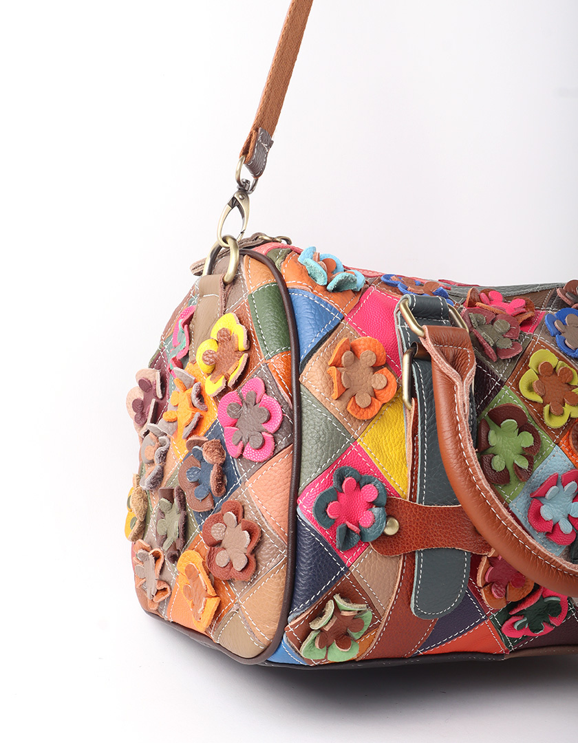 Lederen handtas | Multicolor | 552532, foto 3 van 6