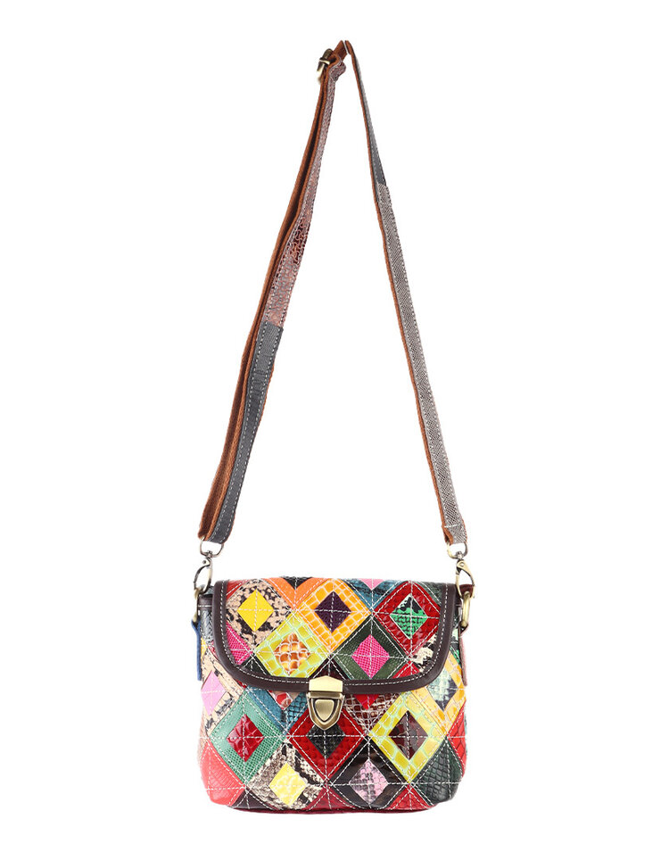 Giuliano Leather  Leder-Schultertasche | Mehrfarbig | 552262