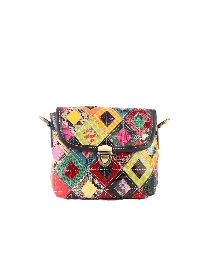 Giuliano Leather Lederen schoudertas | Multikleur | 552262, foto 6 van 6