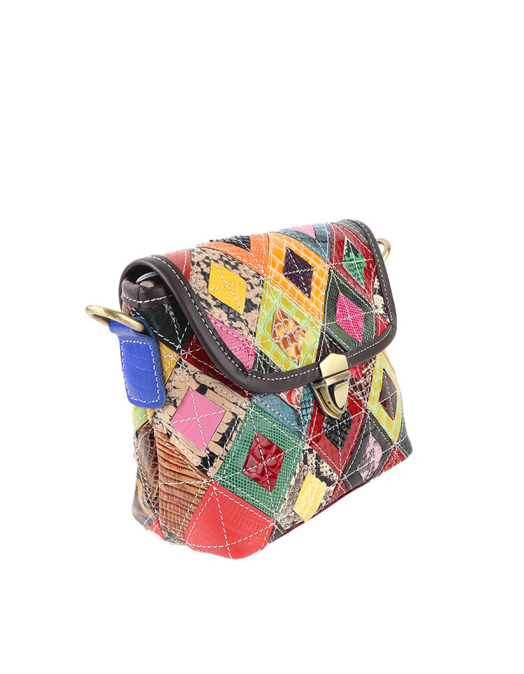 Giuliano Leather  Leder-Schultertasche | Mehrfarbig | 552262