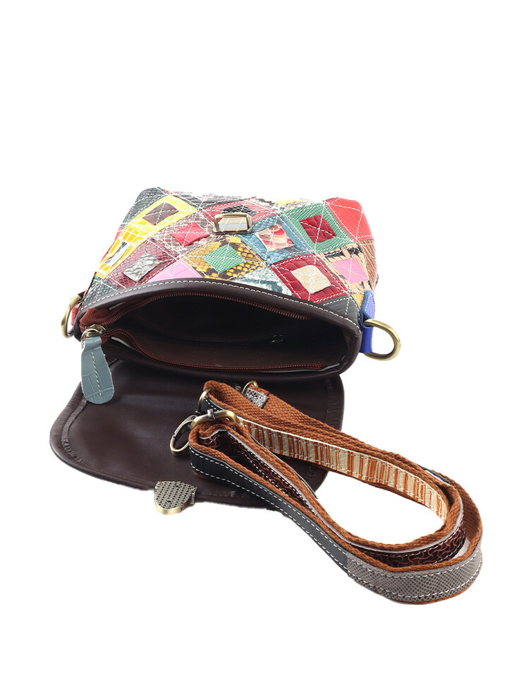 Giuliano Leather  Leder-Schultertasche | Mehrfarbig | 552262