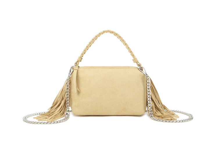 Giuliano Faux leather suede hand bag | 80167