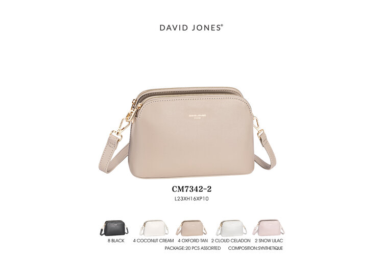 David Jones David Jones | Kunstleder-Schultertasche | CM7342