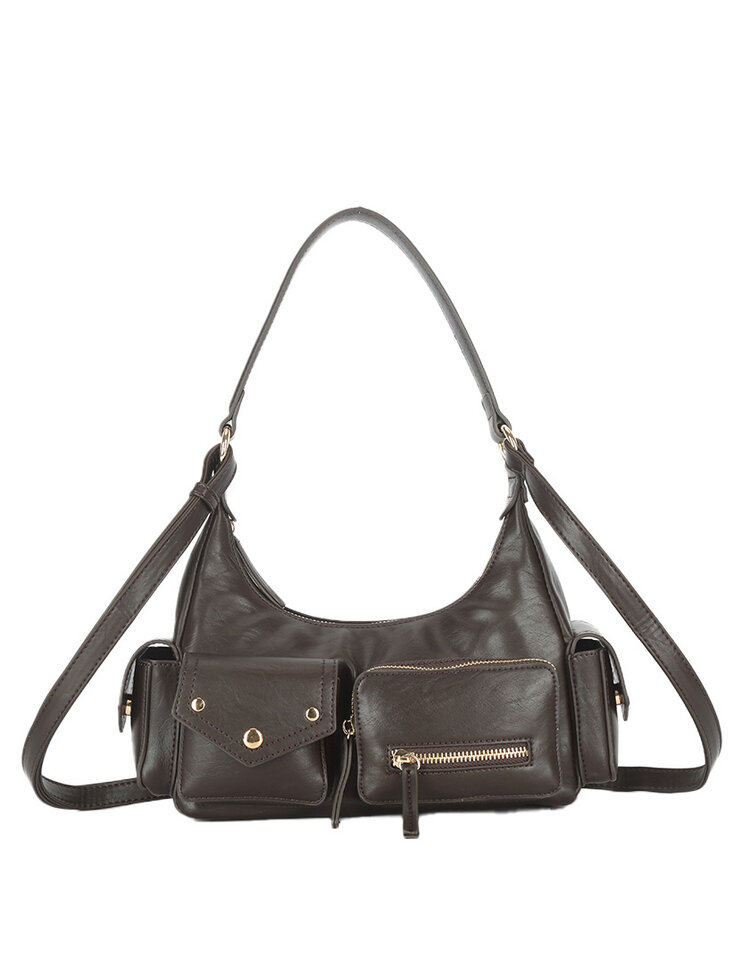 Giuliano Kunstleder-Schultertasche | 40087