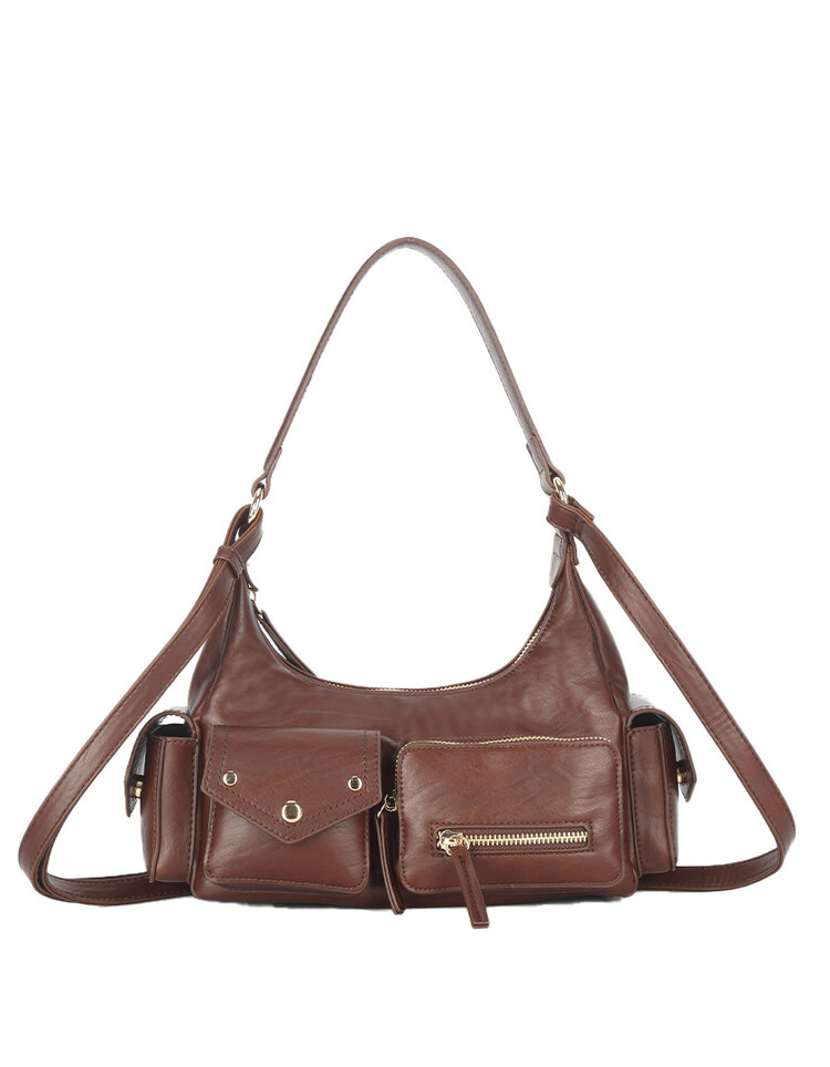 Giuliano Kunstleder-Schultertasche | 40087
