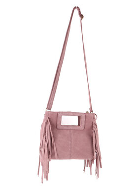 Giuliano Leather  Leder-Schultertasche | Wildleder | 552531