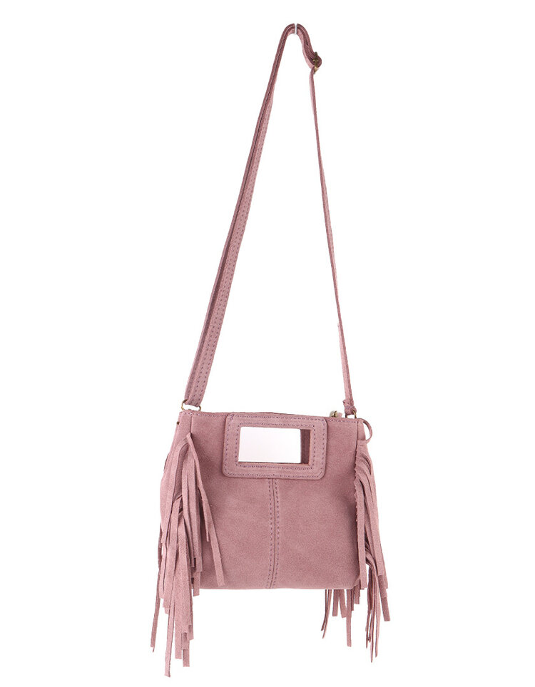 Giuliano Leather  Leder-Schultertasche | Wildleder | 552531