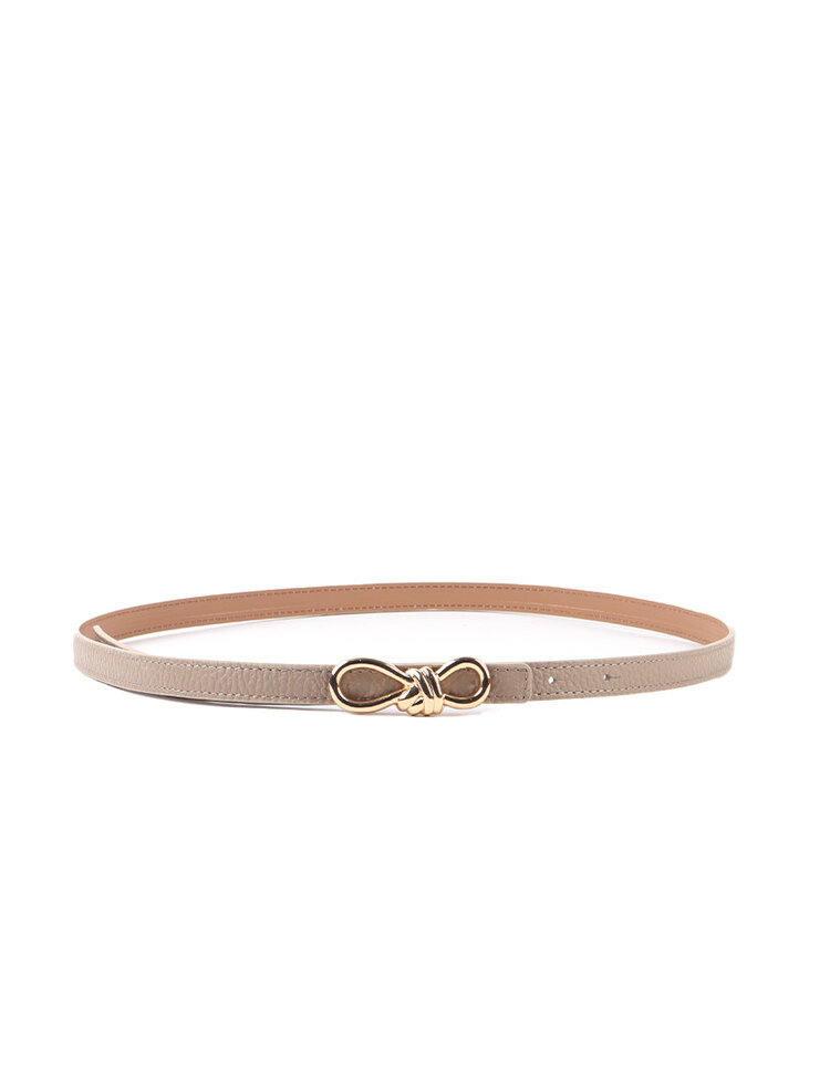 Giuliano Leather  Echt Leer riem | Gouden Knoopsluiting | 559141