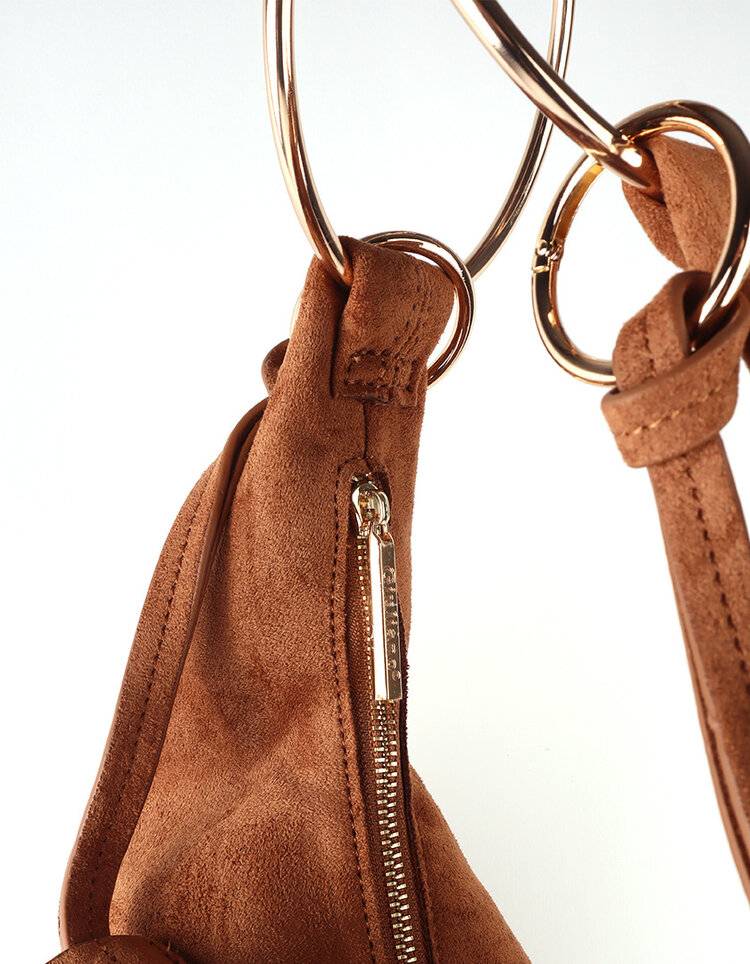 Giuliano Faux leather suede shoulder bag | 40093