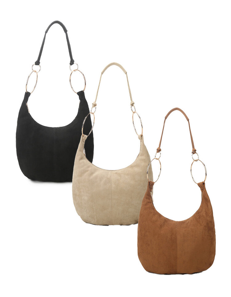 Giuliano Faux leather suede shoulder bag | 40093