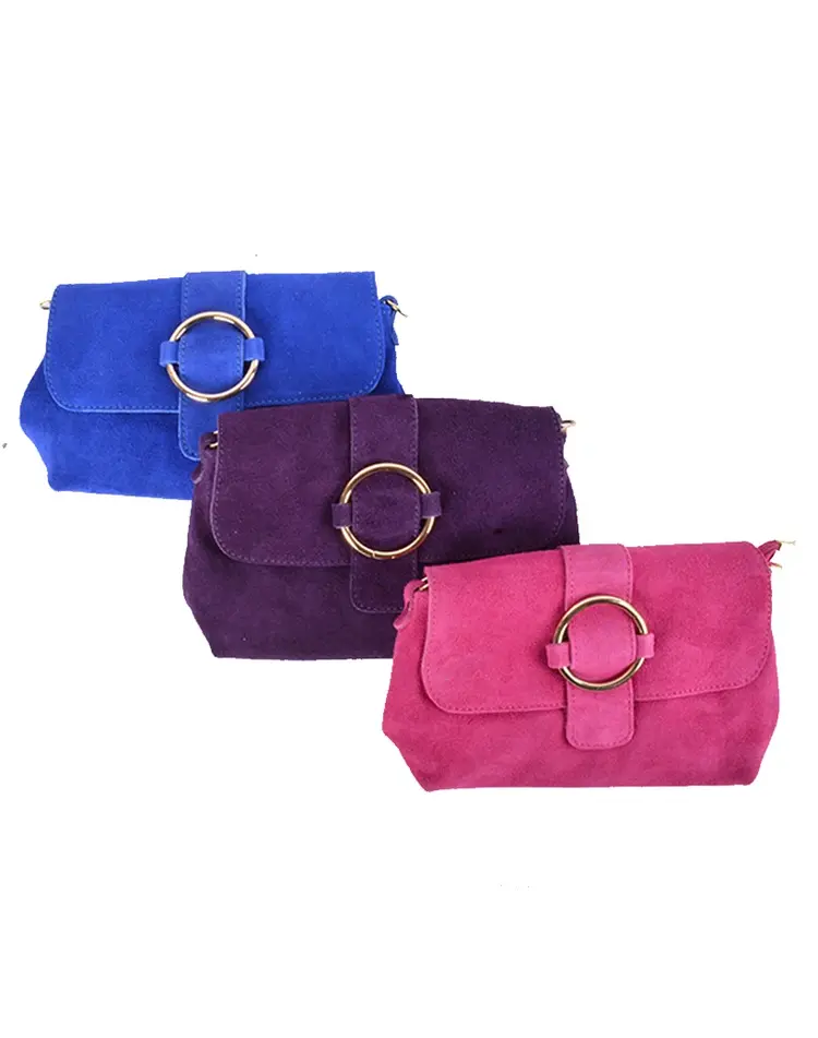 Giuliano Leather  Suède schoudertas | 552543