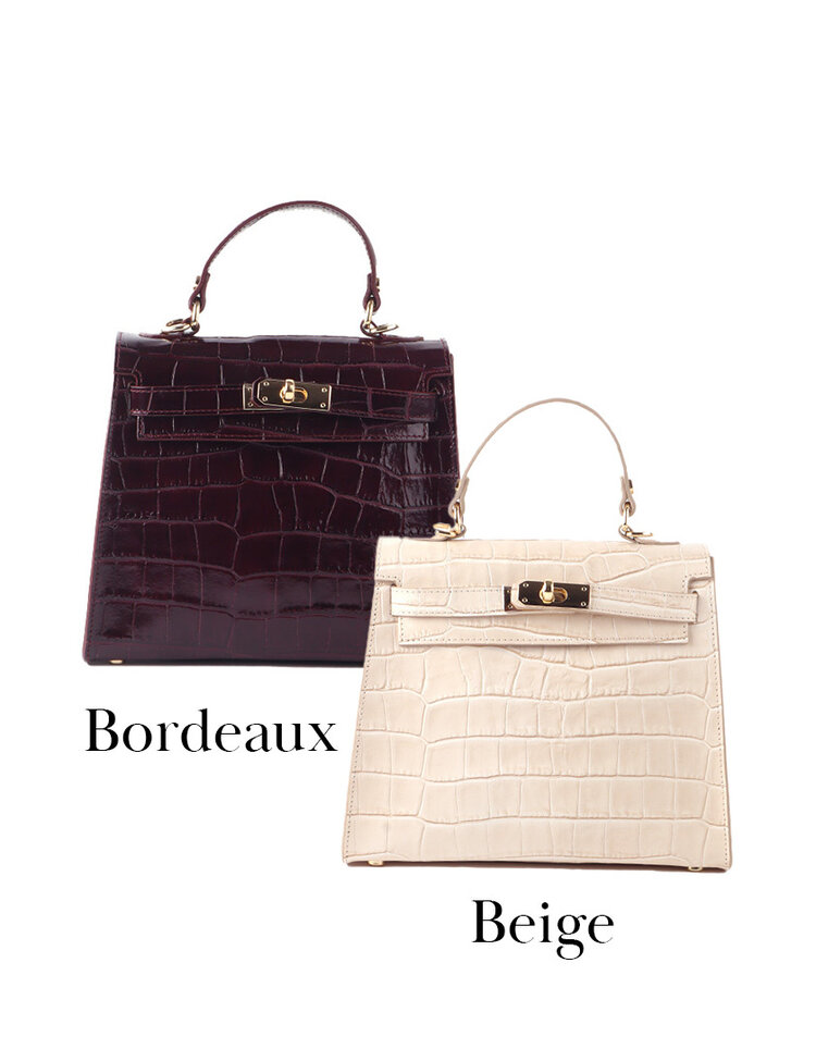 Giuliano Leather  Lederen Schoudertas| Kroko| 552530