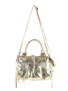 Leather handbag | 552928 Metallic