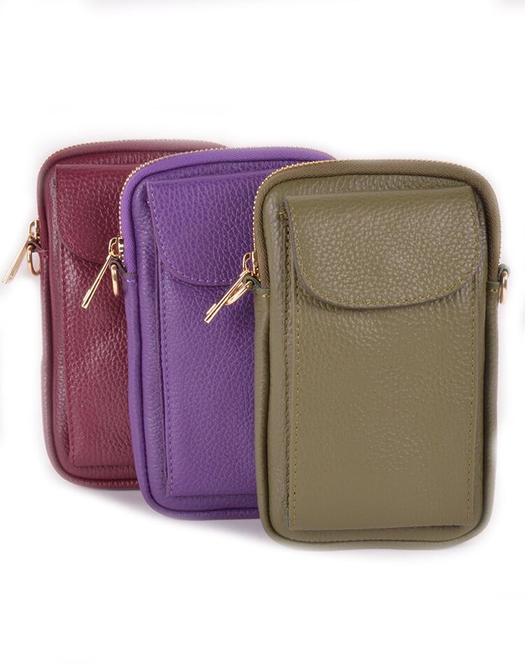 Giuliano Leather  Lederen telefoontasje | FW25 |  552792