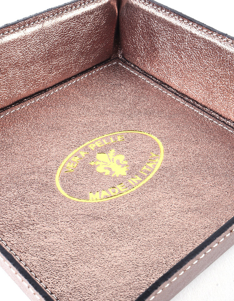 Giuliano Leather  Accessory Tray | Square | 800012