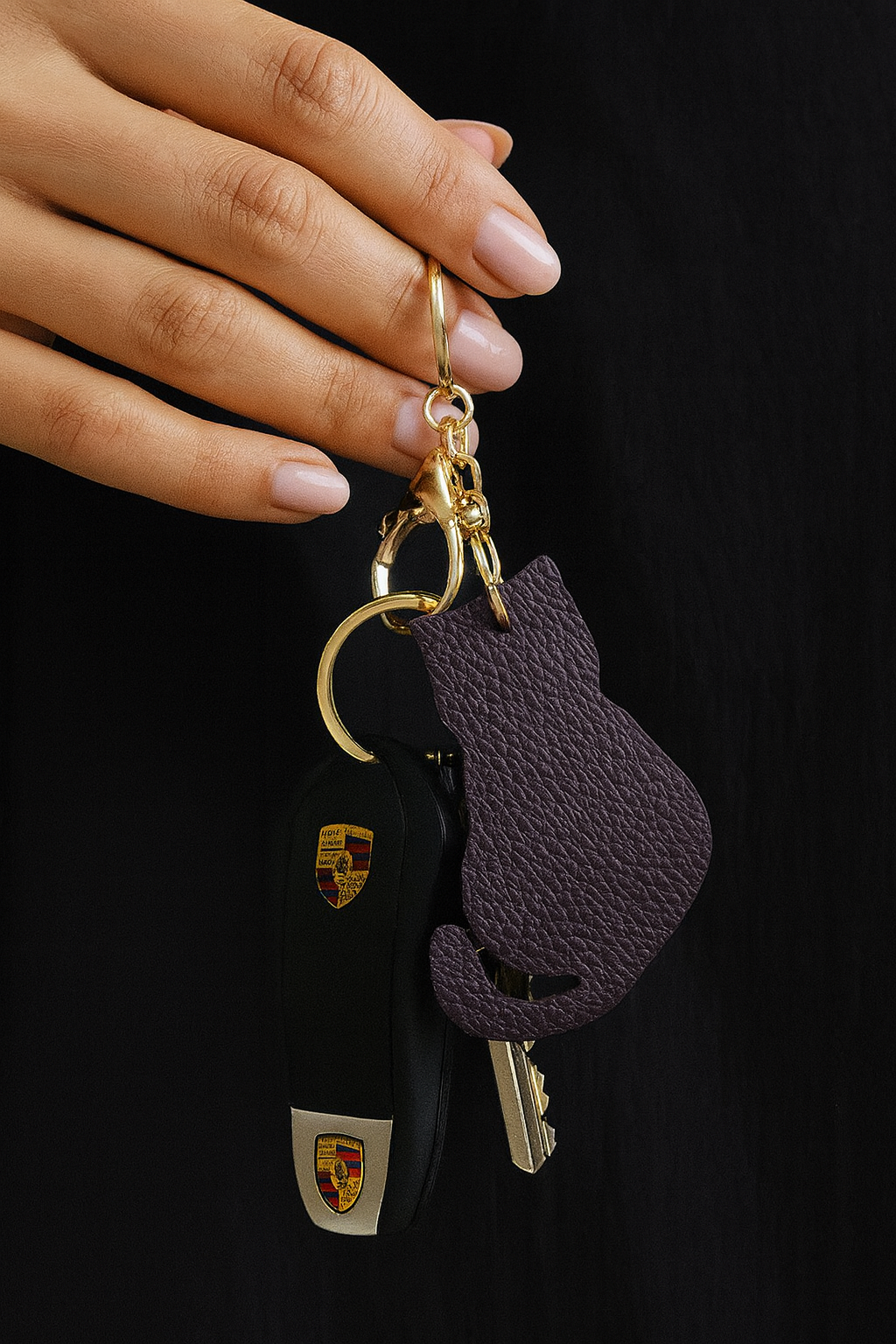 Giuliano Leather Sleutelhanger | Kat | 2328, foto 5 van 6