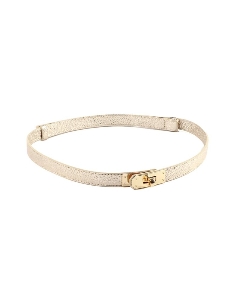 Giuliano Leather  Leather belt |  5591392 (Gold) - Copy