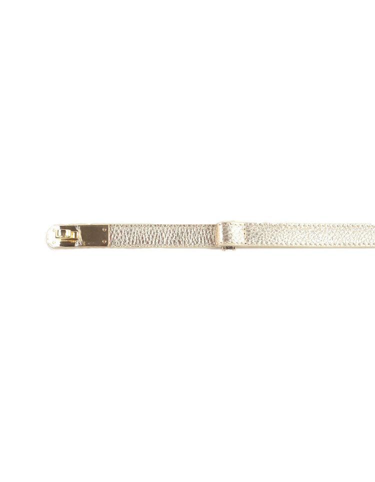 Giuliano Leather  Lederen riem |  5591392 (Goud)