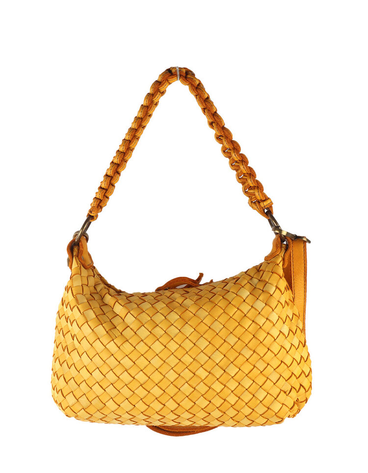 Giuliano Leather  Gewassen Lederen handtas gevlochten | 552566