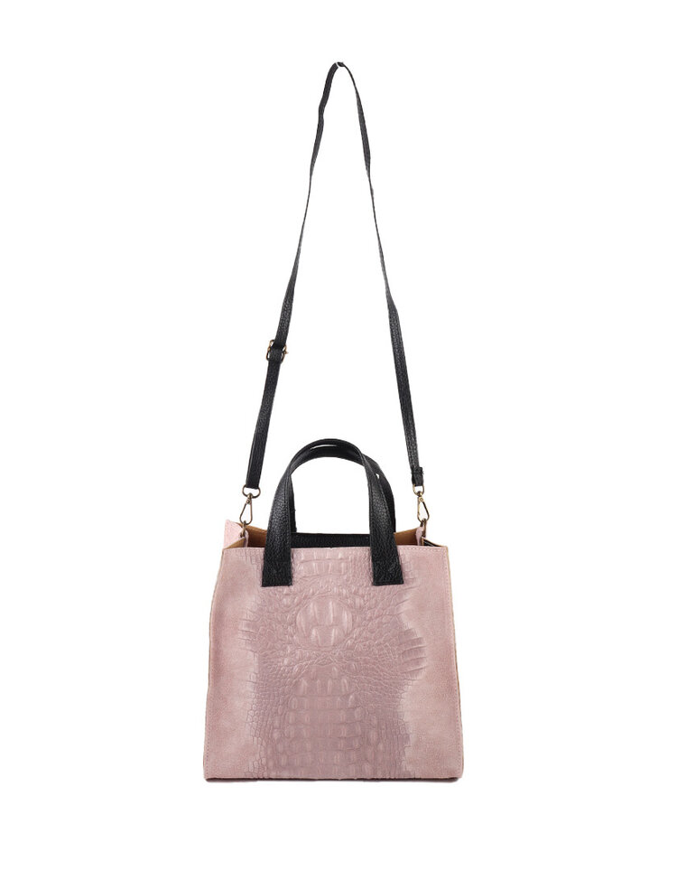 Giuliano Leather  Leder-Handtasche | Kroko 900038