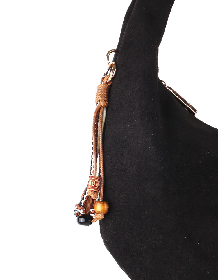 Giuliano Faux leather suede shoulder bag | 40095