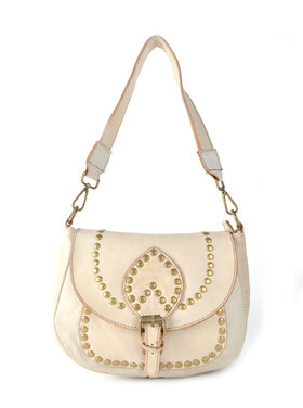 Giuliano Leather  Washed Leather shoulderbag braided | 552200