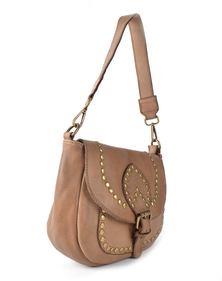 Giuliano Leather  Gewaschene Leder-Schultertasche geflochten | 552200