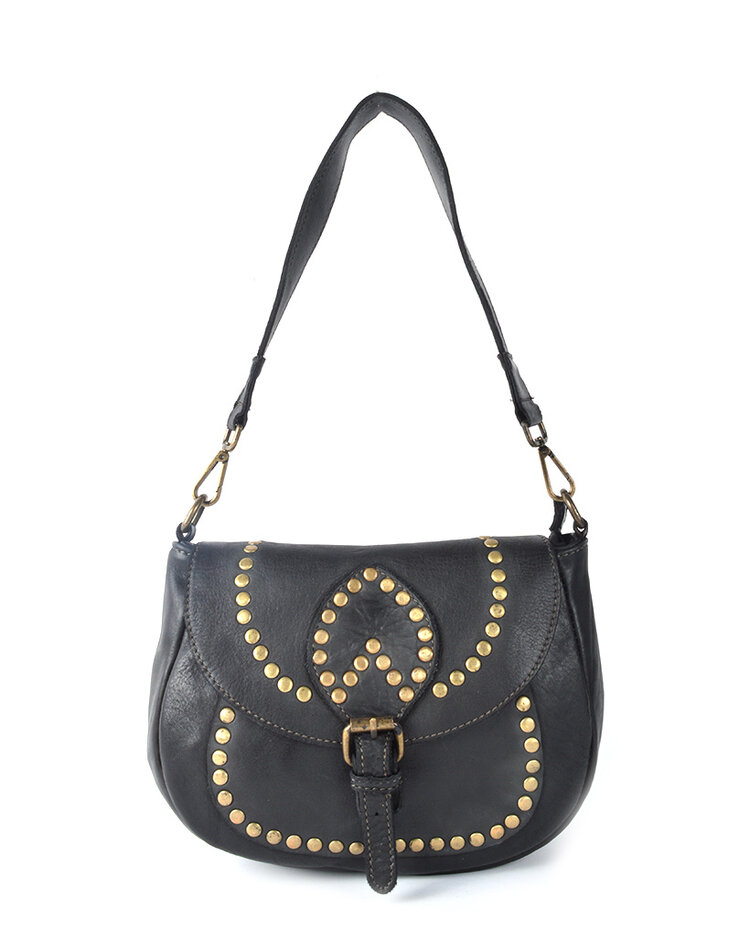 Giuliano Leather  Gewaschene Leder-Schultertasche geflochten | 552200