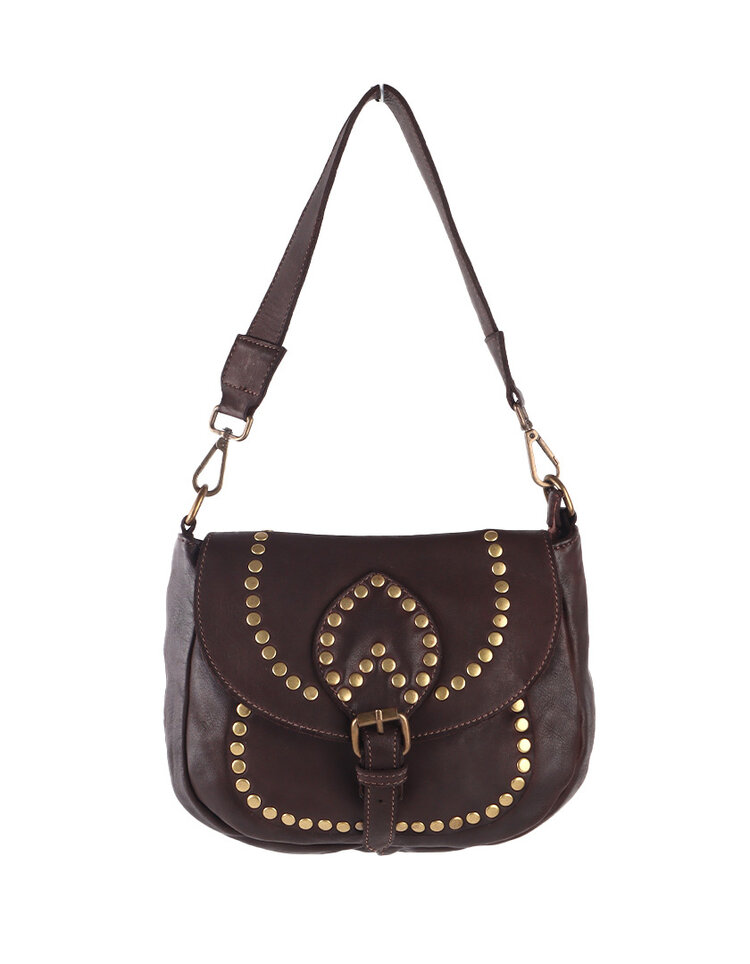 Giuliano Leather  Gewaschene Leder-Schultertasche geflochten | 552200