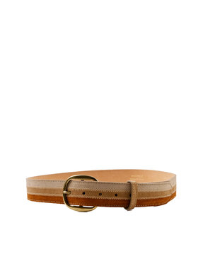 Leather metallic belt | 559123