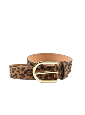 Giuliano Leather  Nubuck Panther belt | 55300