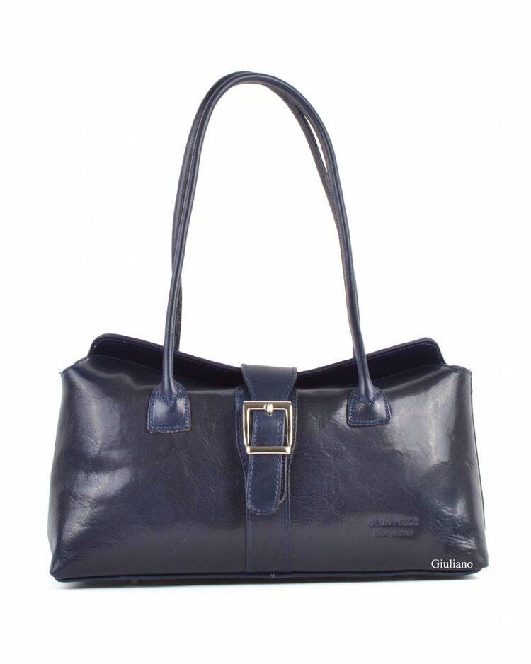 Giuliano Leather  Klassiek Lederen handtas | Gesp | 900047