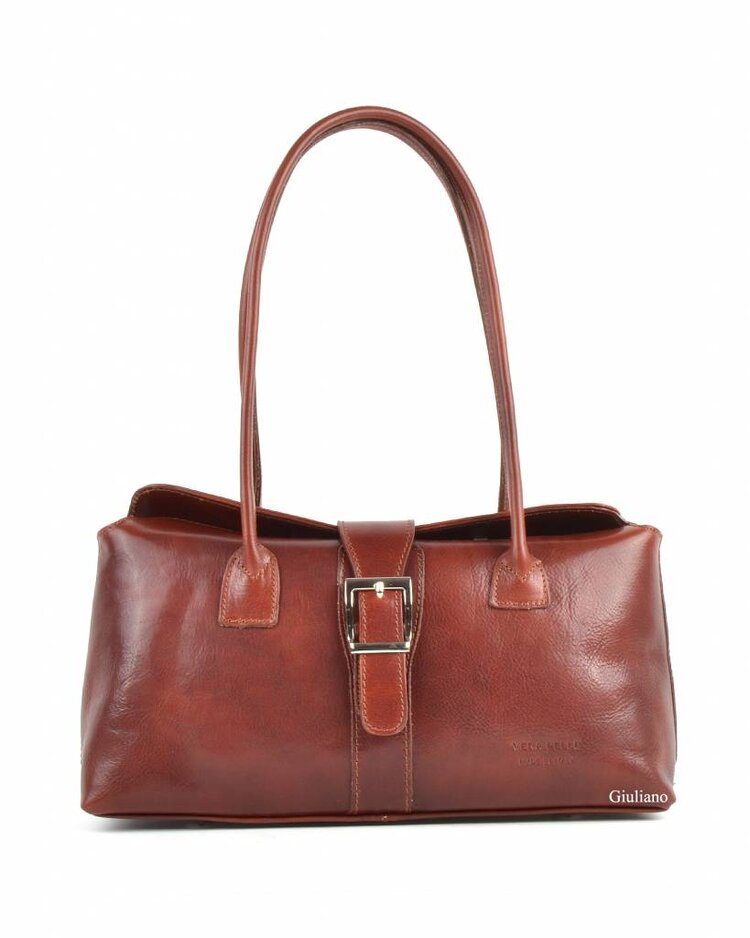 Giuliano Leather  Klassische Leder-Handtasche | Schnalle | 900047