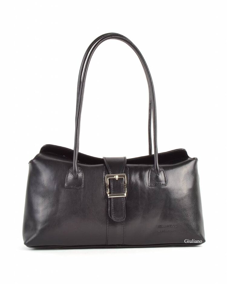 Giuliano Leather  Klassiek Lederen handtas | Gesp | 900047