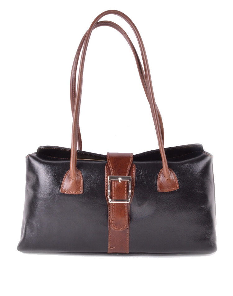 Giuliano Leather  Klassische Leder-Handtasche | Schnalle | 900047